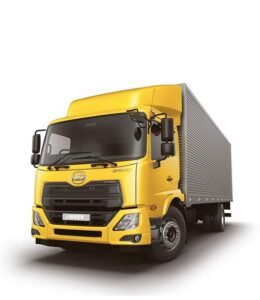 camion de carga color amarillo