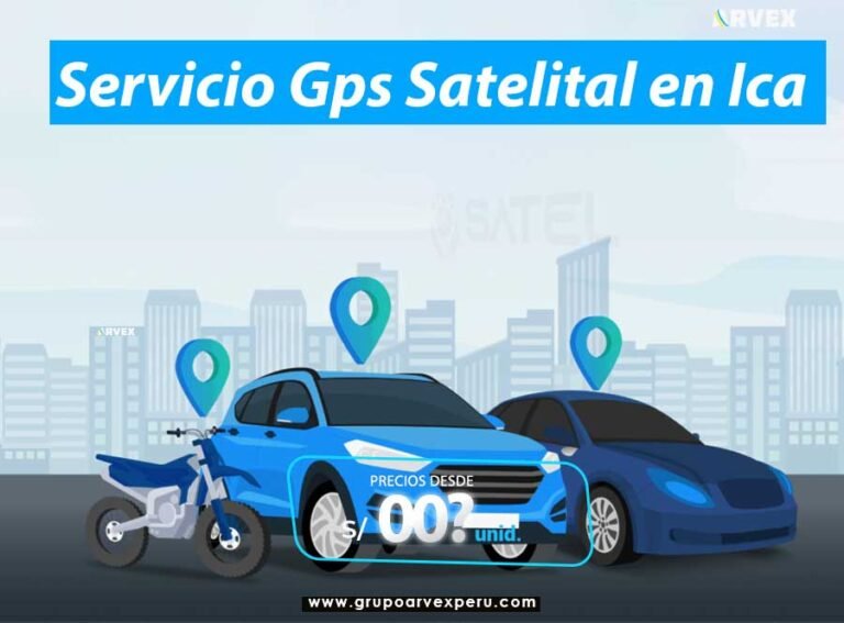 GPS ICA 1 moto camioneta suv u carrpo sedan de color azul titulo gps para ica