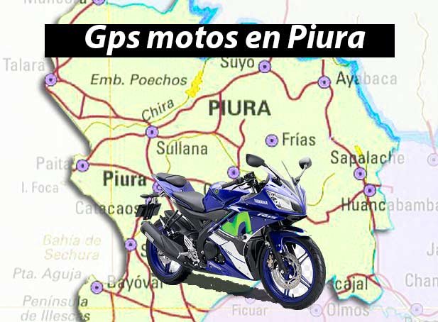 GPS PIURA 3 moto color- azul- en fondo la provincia de piura