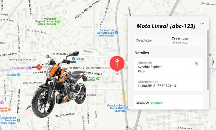 moto gps huacho